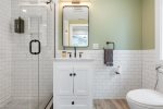 Beautifully updated bathroom by the primary suite